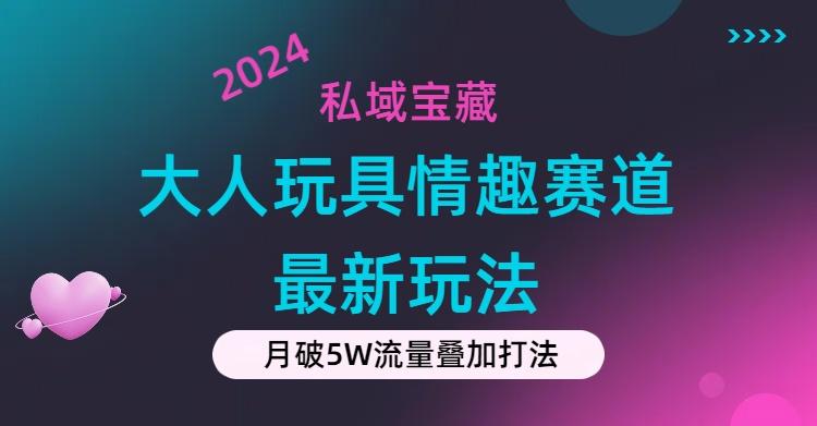 私域宝藏：大人玩具情趣赛道合规新玩法，零投入，私域超高流量成单率高-财虎网络科技