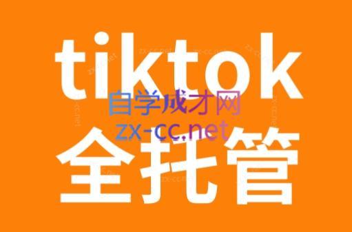 TikTok跨境电商全托管运营模式精品课-财虎网络科技