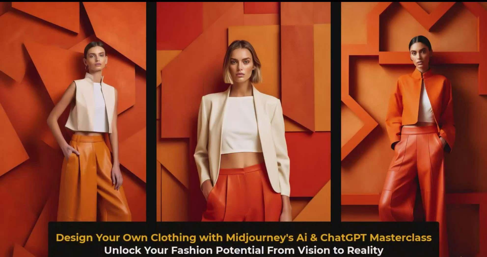 图片[3]-利用 Midjourneys Ai 人工智能设计自己的服装AI大师班-10节课-中英字幕-财虎网络科技