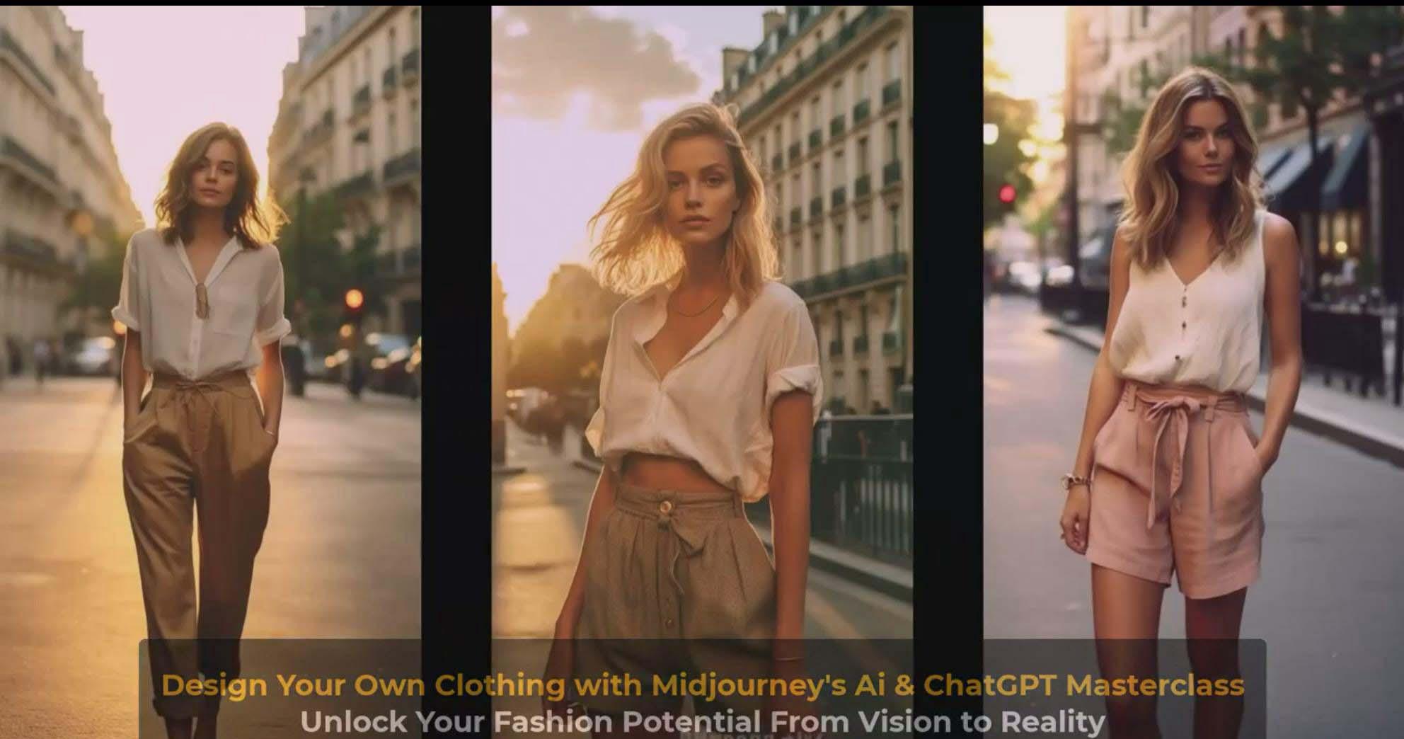 图片[9]-利用 Midjourneys Ai 人工智能设计自己的服装AI大师班-10节课-中英字幕-财虎网络科技