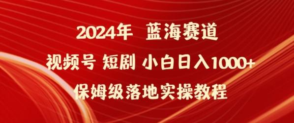 2024年视频号短剧新玩法小白日入1000+保姆级落地实操教程【揭秘】-财虎网络科技
