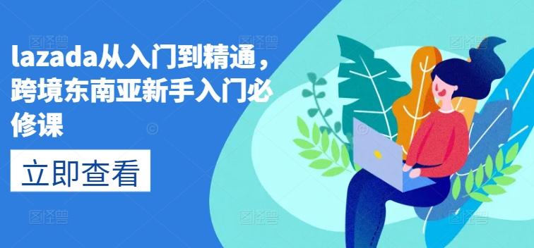 lazada从入门到精通，跨境东南亚新手入门必修课-财虎网络科技