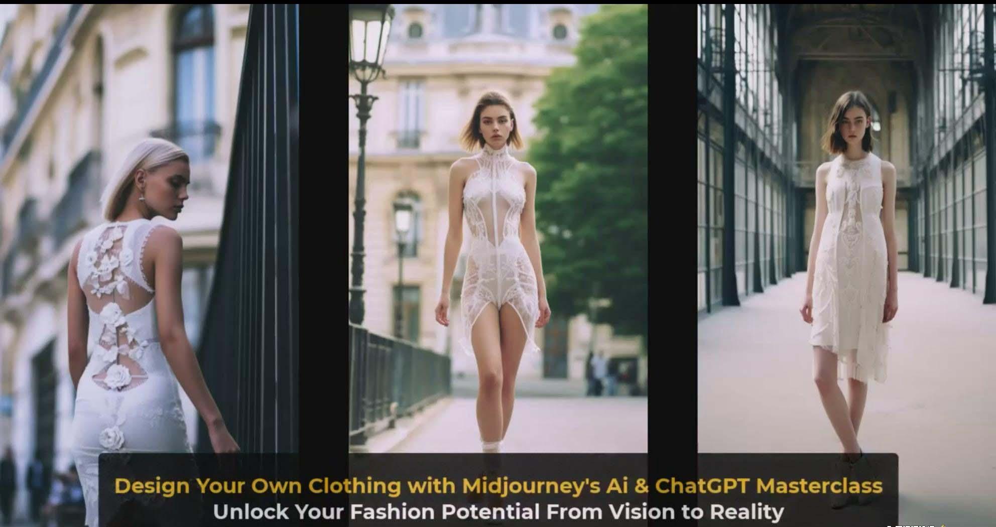 图片[4]-利用 Midjourneys Ai 人工智能设计自己的服装AI大师班-10节课-中英字幕-财虎网络科技