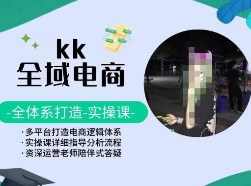 KK全域电商，全体系打造实操课，多平台打造电商逻辑体系-财虎网络科技