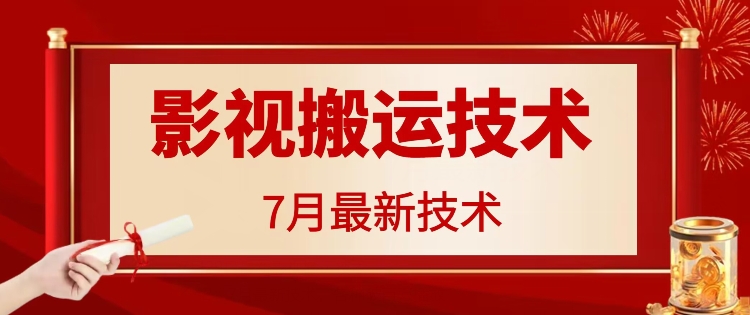 7月29日最新影视搬运技术，各种破百万播放-财虎网络科技