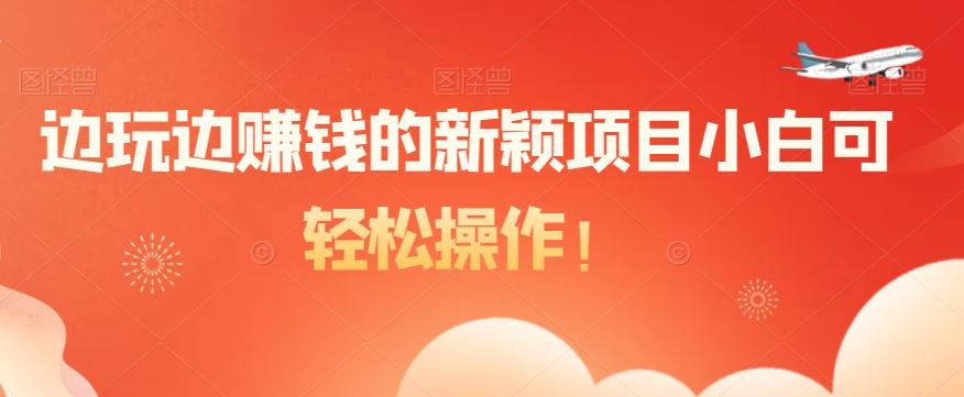 边玩边赚钱的新颖项目小白可轻松操作！-财虎网络科技
