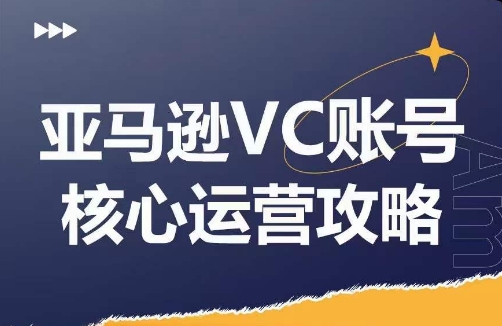 亚马逊VC账号核心玩法解析，实战经验拆解产品模块运营技巧，提升店铺GMV，有效提升运营利润-财虎网络科技
